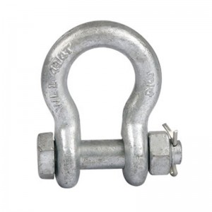 Grillo di ancoraggio di sicurezza con bullone di sicurezza galvanizzato