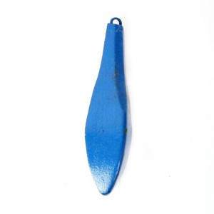 Blu in ghisa verniciato