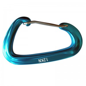 Porta a moschettone in alluminio tipo AC-01