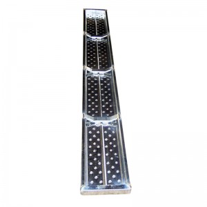 Ponte in metallo per impalcature galvanizzate 240 con supporto tipo U